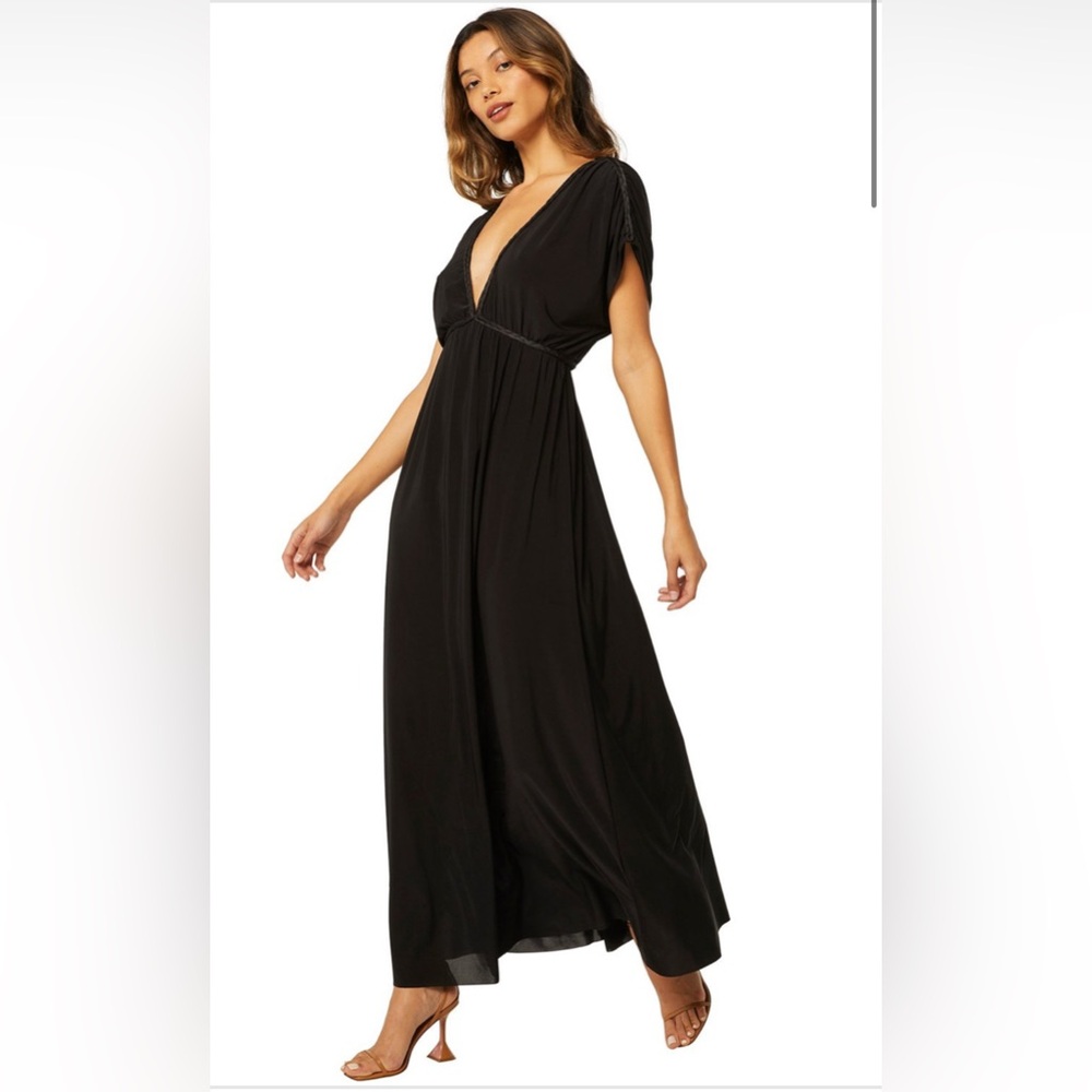 Misa Los Angeles Antigone braided maxi dress